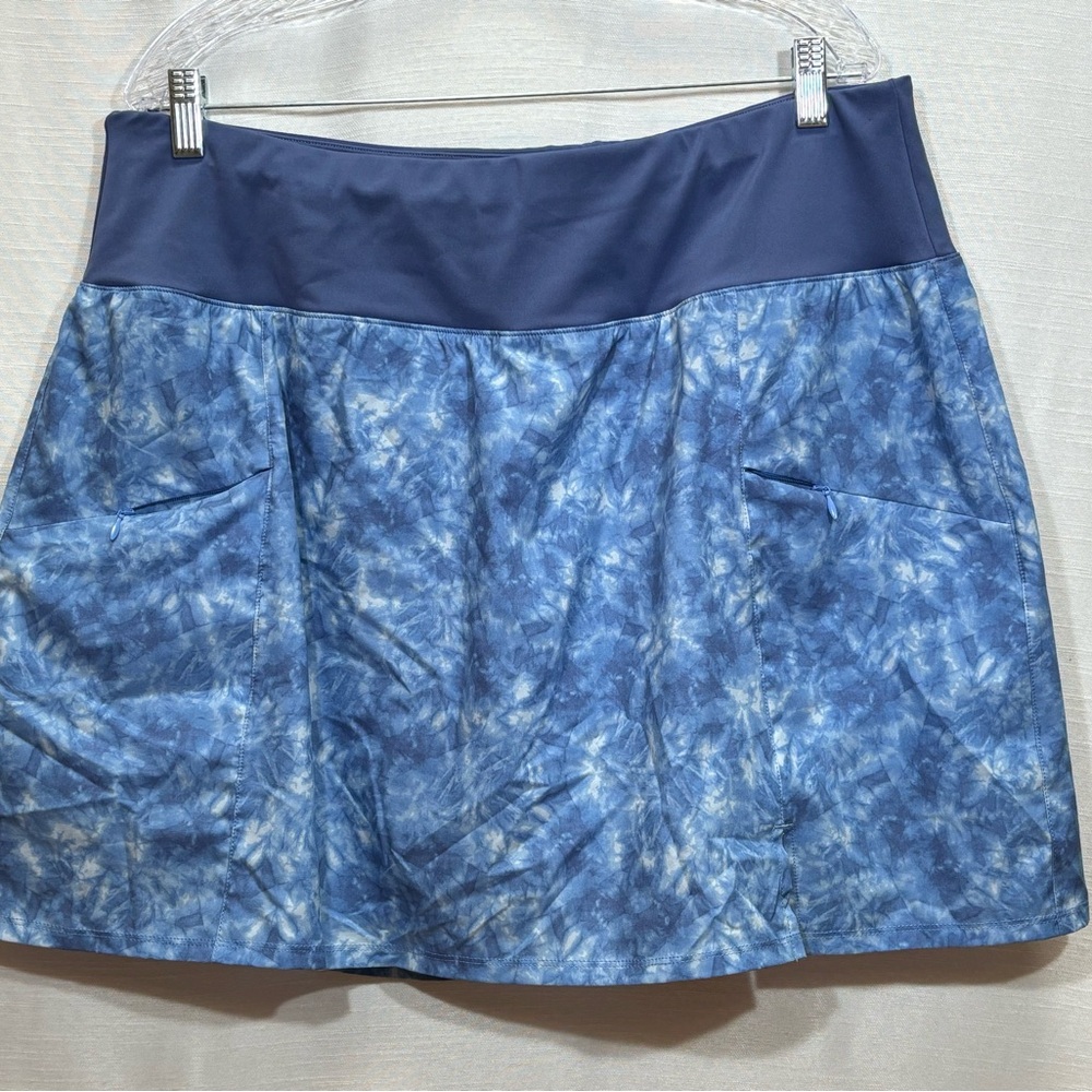 Zelos Blue Skort - Golf Tennis Active Lifestyles- Comfort Stretch -Liner-Pockets